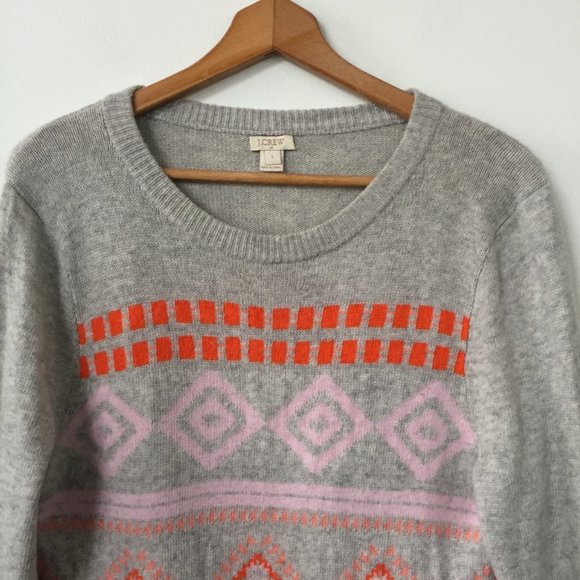 J. Crew Geometric Fair Isle Sweater - Picture 4 of 9